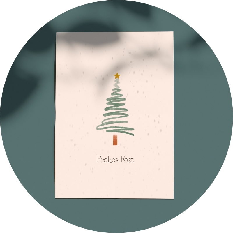 Postkarte - Frohes Fest