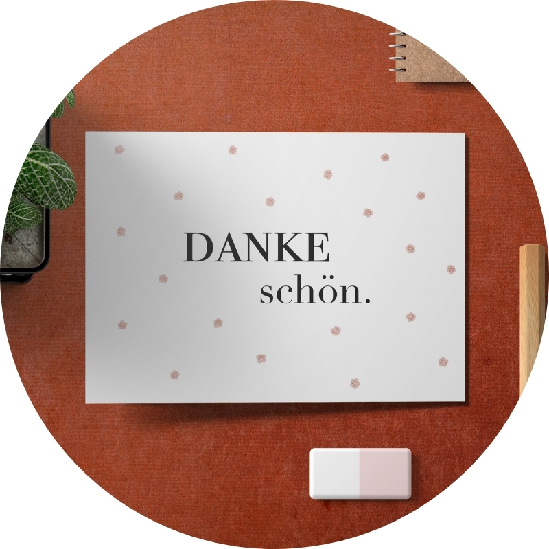 Postkarte - DANKEschön.