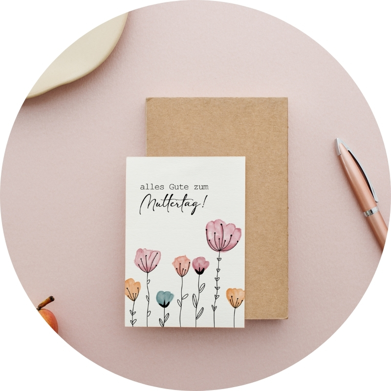 Postkarte - alles Gute zum Muttertag!