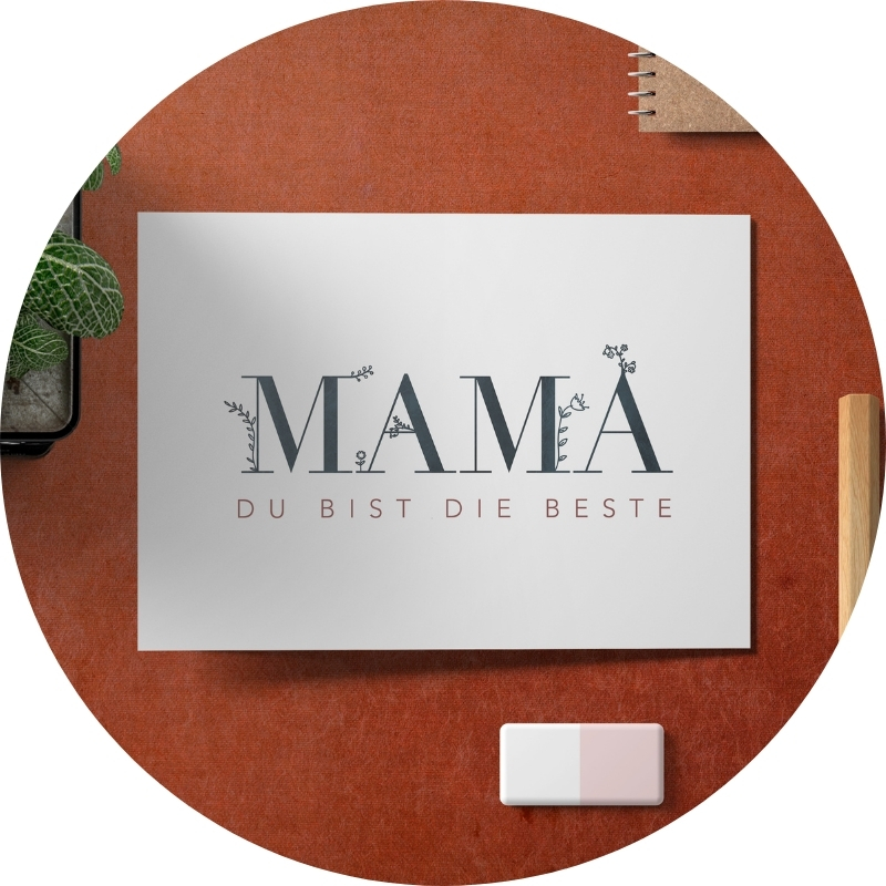Postkarte - MAMA du bist die Beste