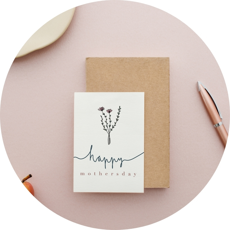 Postkarte - happy mothersday