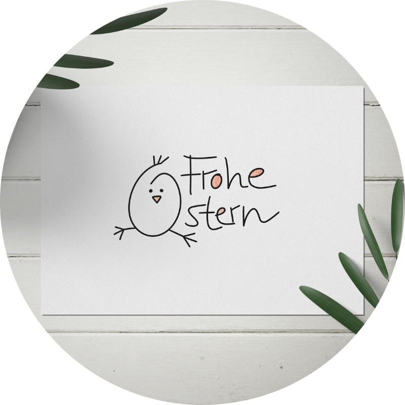 Postkarte - Frohe Ostern