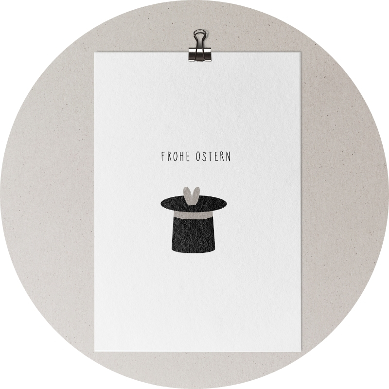 Postkarte - FROHE OSTERN