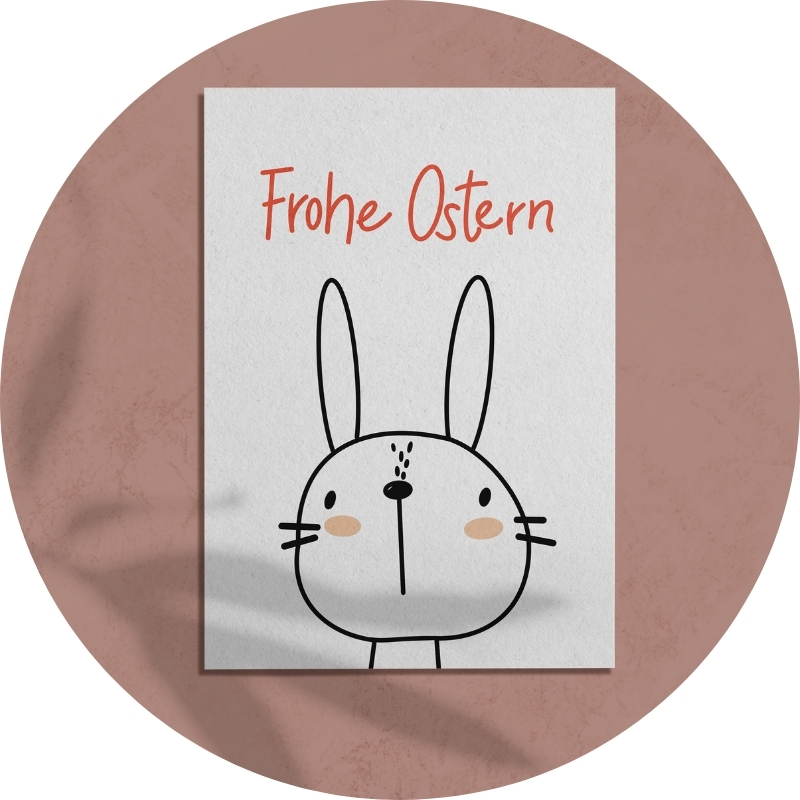 Postkarte - Frohe Ostern