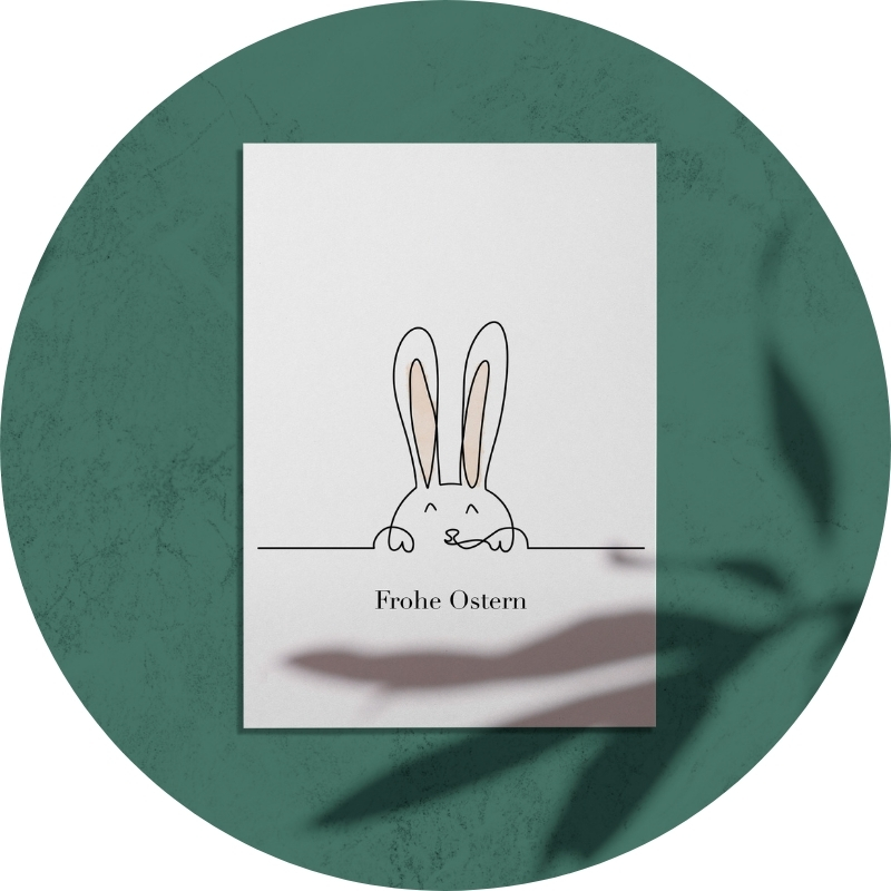 Postkarte - Frohe Ostern