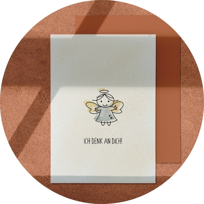 Postkarte - Ich denke an dich!