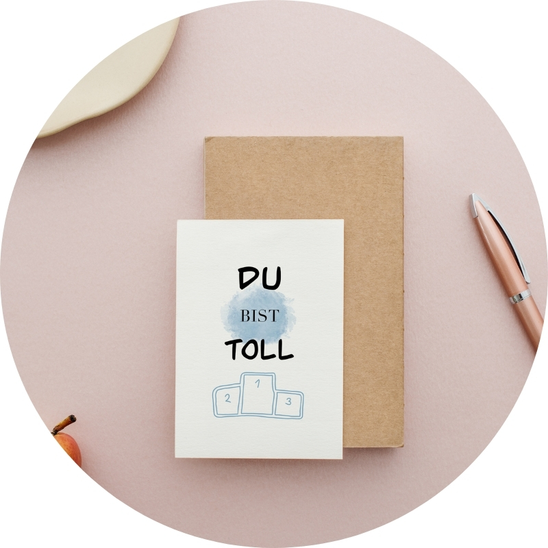 Postkarte - DU BIST TOLL