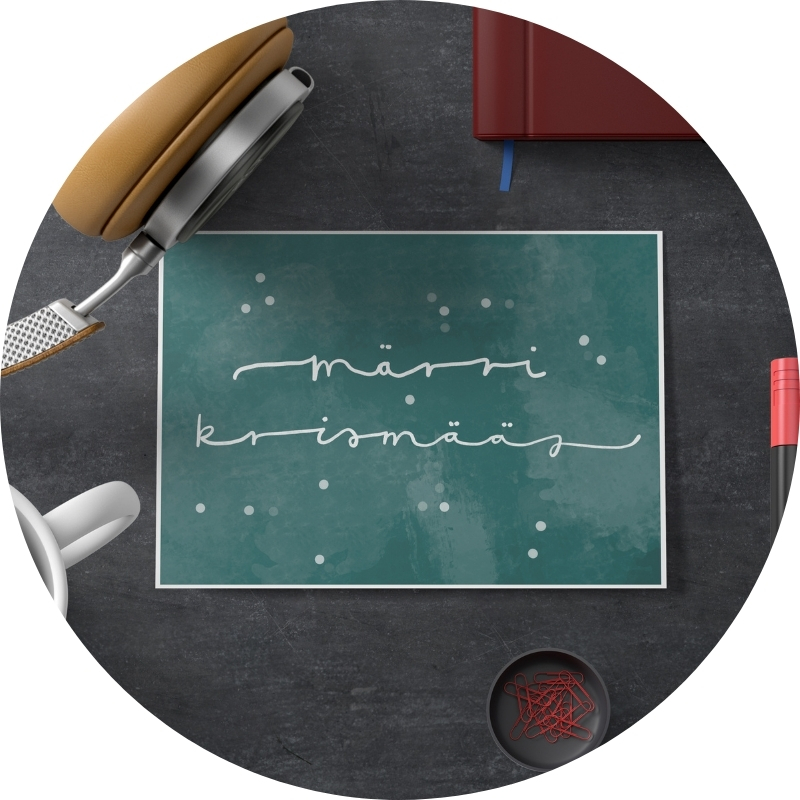 Postkarte - märri krismääs